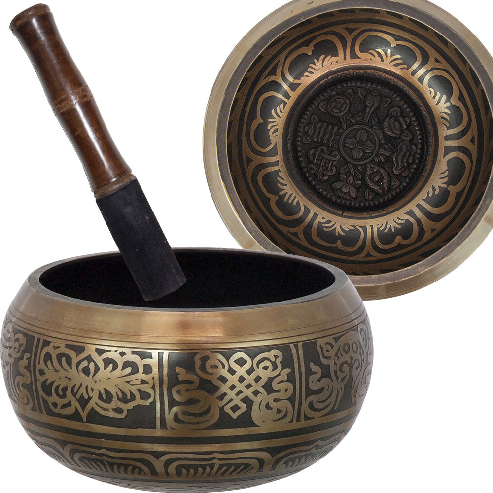 Singing Bowl - 8 Auspicious Symbols