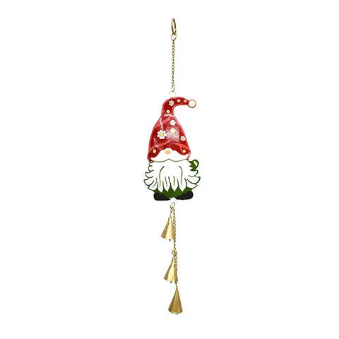 Flower gnome wind chime