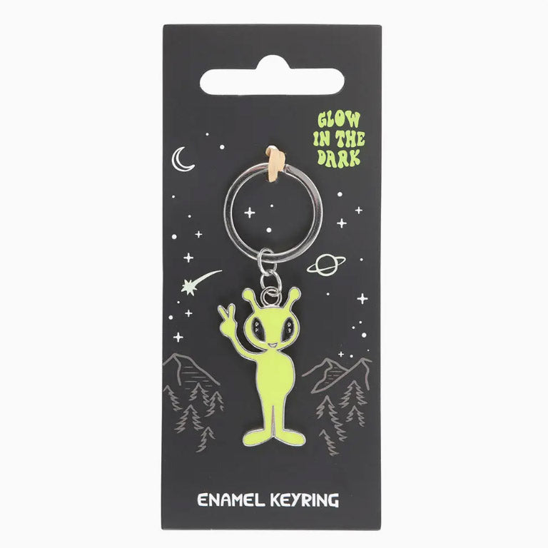 Keyring Glow in the Dark Alien
