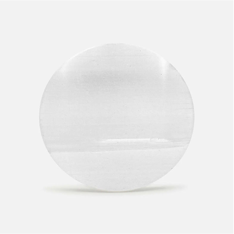 Selenite charging plate 10cm - plain