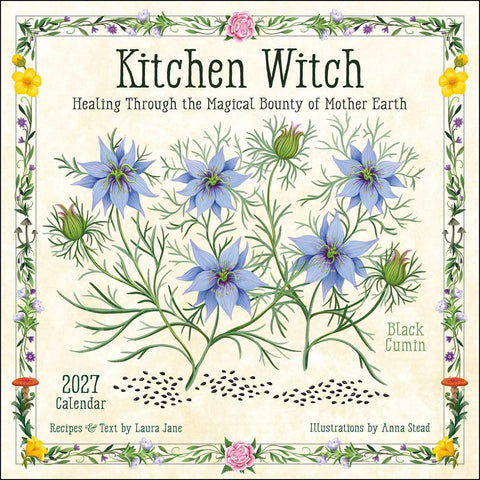 Wall Calendar 2027 Kitchen Witch