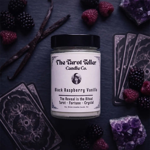 Tarot Reveal Candle: Black Raspberry Vanilla