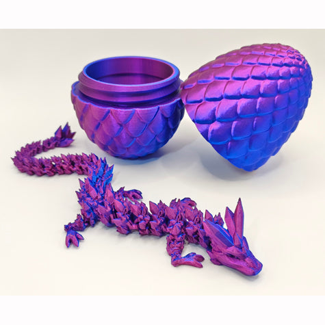 Purple Egg with Dragon