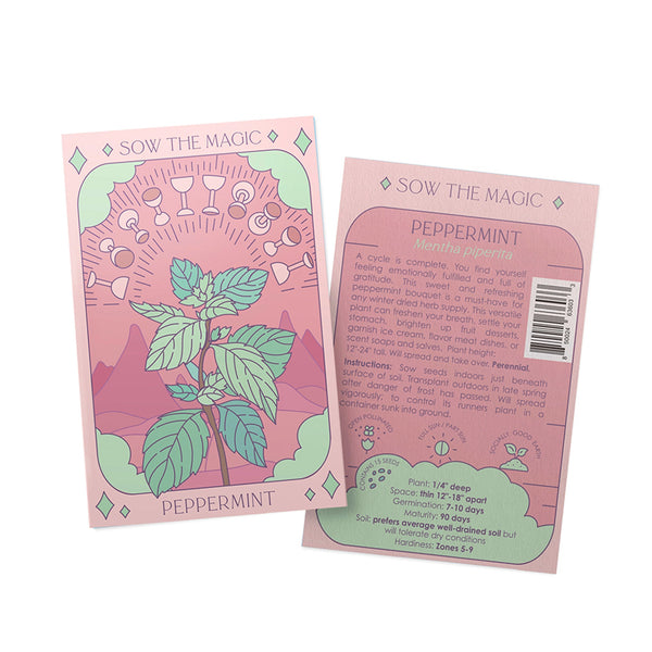Tarot Garden + Gift Seed Packet: Peppermint