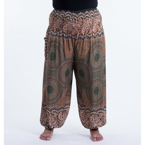 Harem Pant Geometric Mandalas Unisex - Plus Size