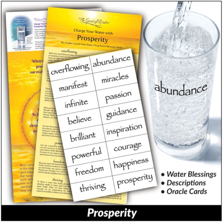 Water Blessing stickers Prosperity