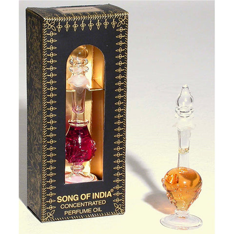 Handblown Glass Bottle - Lotus Perfume Oil