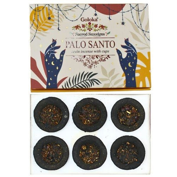 Goloka Palo Santo Resin Charcoal Cups