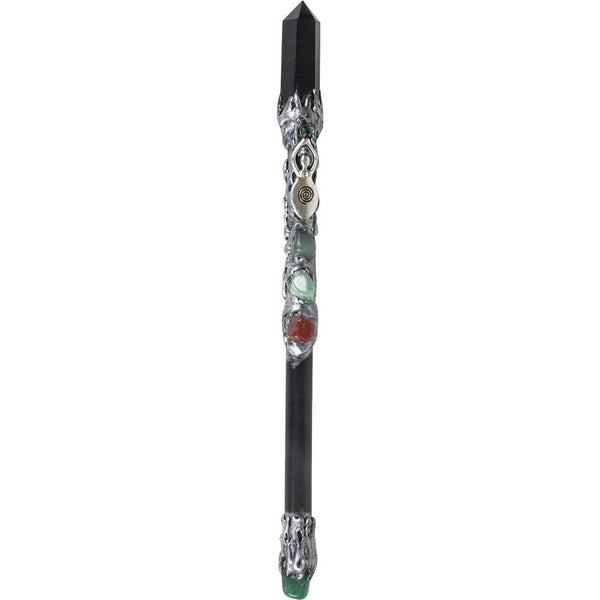 Magick Wand - Black Obsidian