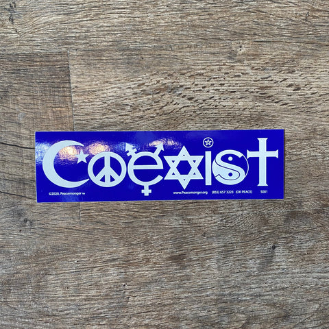 Bumper Sticker Coexist