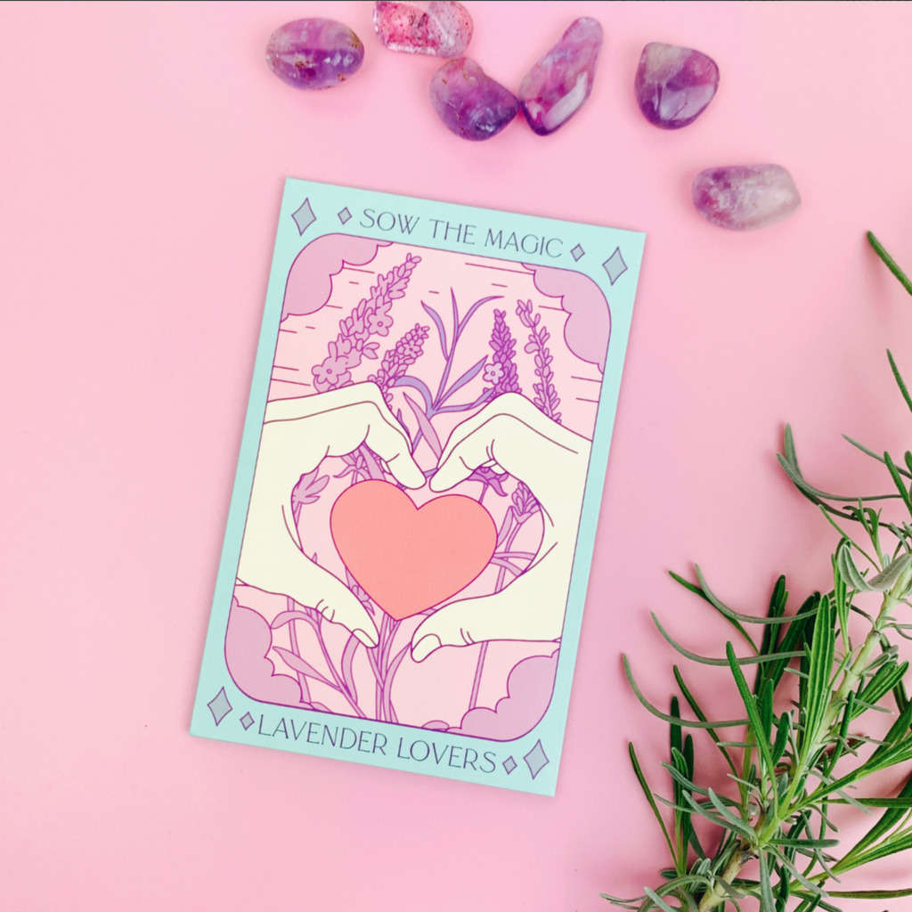 Tarot Garden + Gift Seed Packet: Lavender Lovers