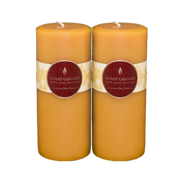 Beeswax Candle Pillar 7x3