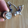 Pendulum chambered amethyst goddess