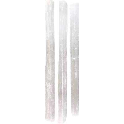 Selenite raw wand