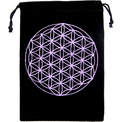 Bag Velvet Flower of Life 5x7”