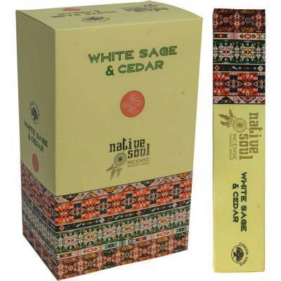 Incense Native Soul White Sage & Cedar 15gr