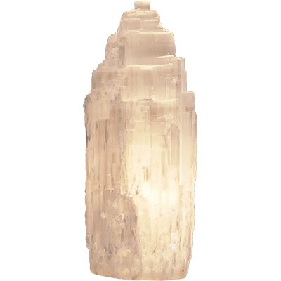 Selenite lamp 6”