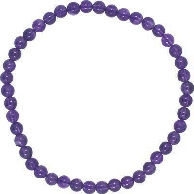 Bracelet 4mm amethyst