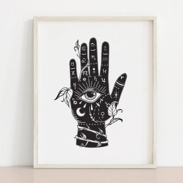 Art Print - Palmistry Dark