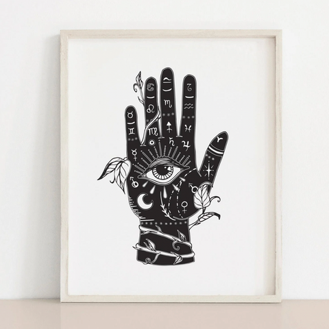 Art Print - Palmistry Dark