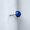 Ring Sapphire Round Sterling Silver