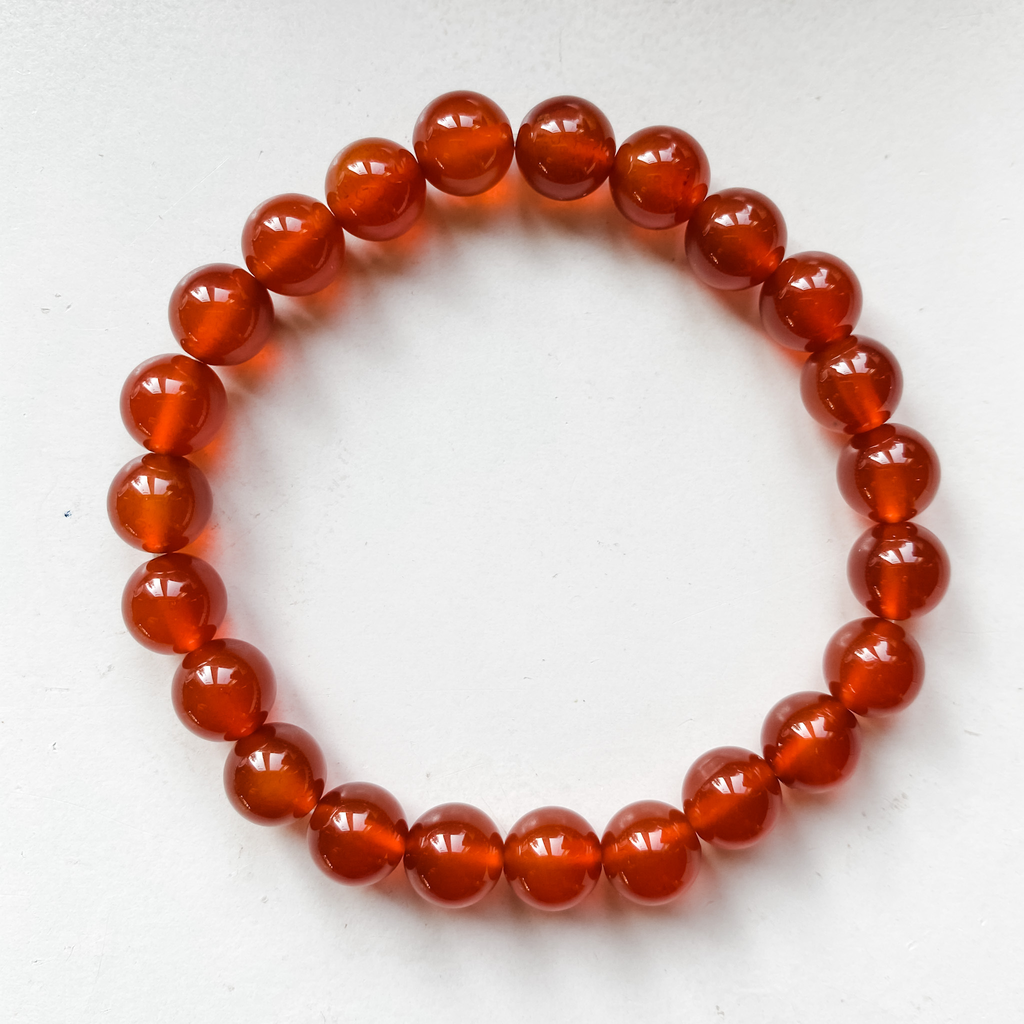 Bracelet 8mm carnelian