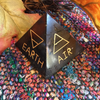 Black tourmaline element engraved pyramid