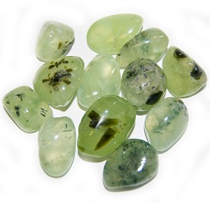 Prehnite tumbled (1 stone)