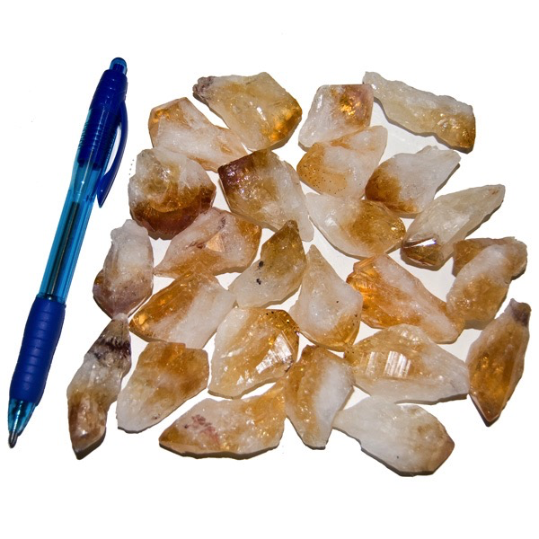 Citrine raw points