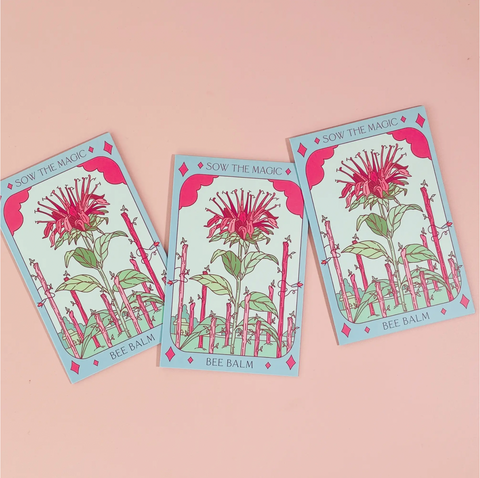 Tarot Garden & Gift Seed Packet: Bee Balm