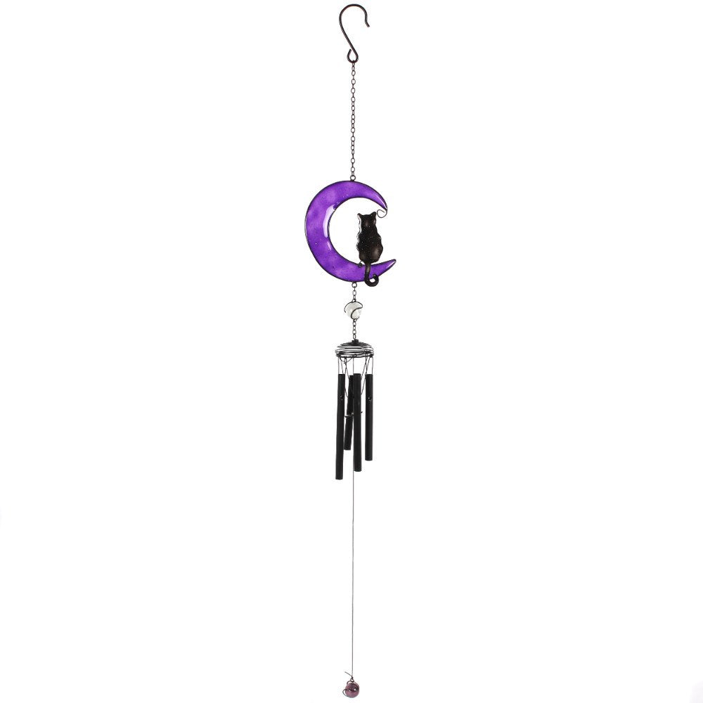 Wind Chime Black Cat