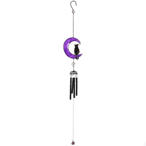 Wind Chime Black Cat