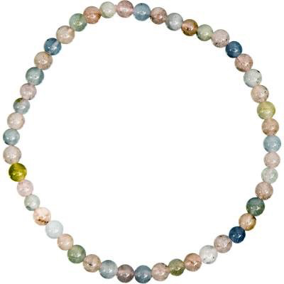 Bracelet 4mm Morganite bead