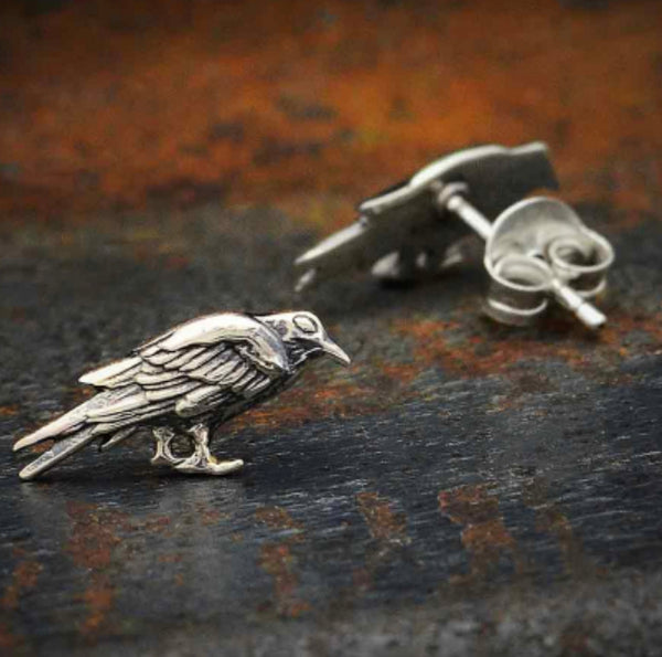 Earring Raven Sterling Silver