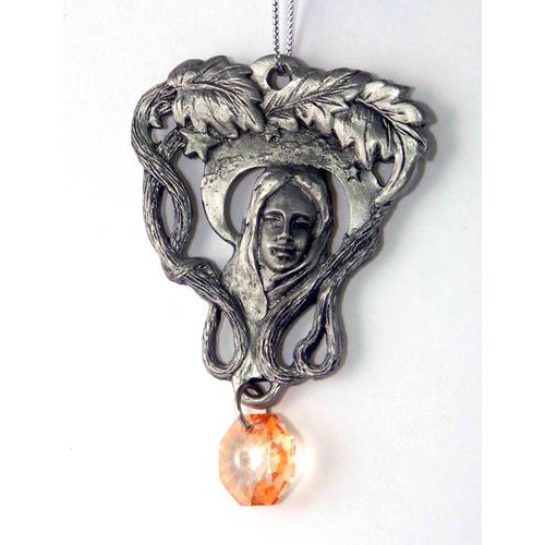 Suncatcher Pewter Autumn Fairy