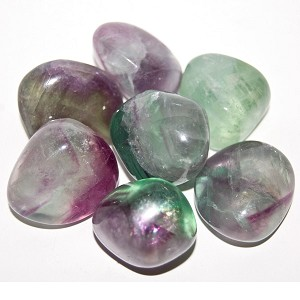 Fluorite tumbled