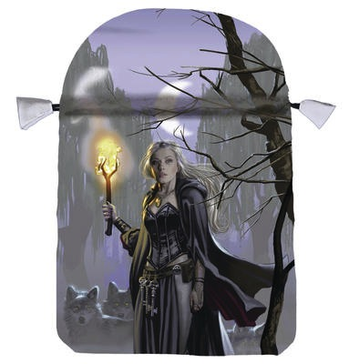 Witches Moon Satin tarot bag