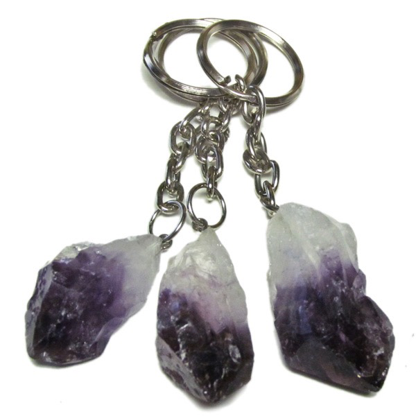 Amethyst Point Key Chain (1 key chain)