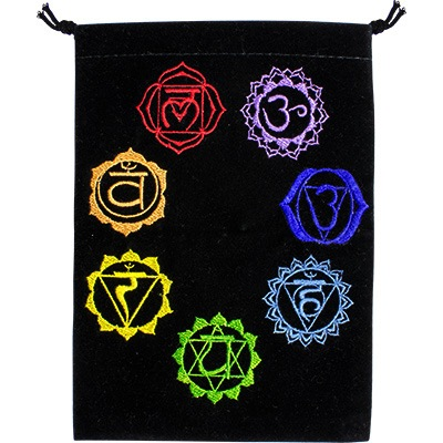 Bag Velvet Chakras 5x7”