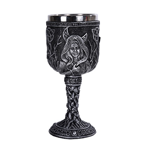 Goblet Triple Moon Goddess