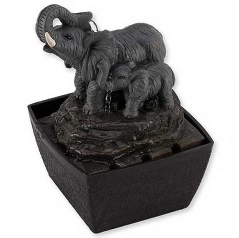 Mini elephant fountain