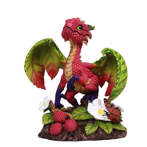 Raspberry Garden Dragon Statue