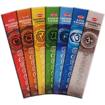 Incense Seven Chakras 7 packs of 5 sticks