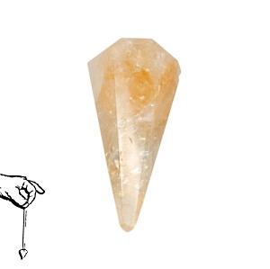 Pendulum citrine