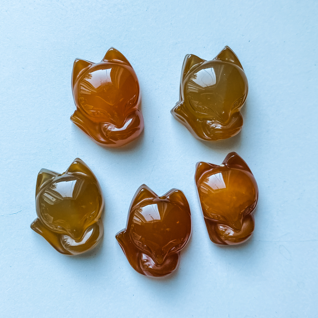 Pendant Carnelian Fox