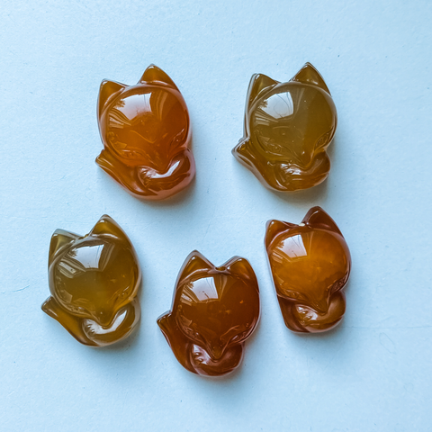 Pendant Carnelian Fox