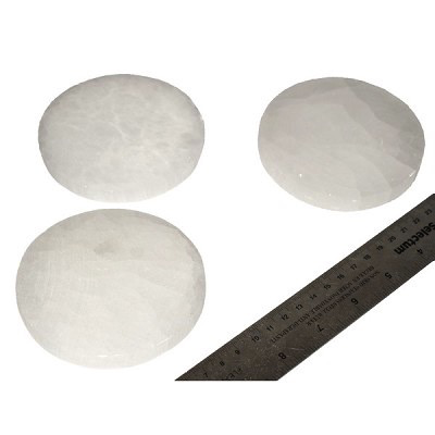 Selenite charging plate 15cm - plain