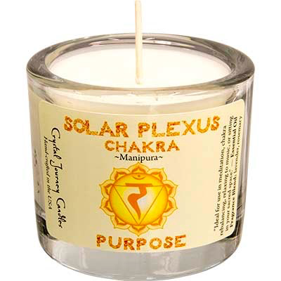 Votive chakra solar plexus soy wax