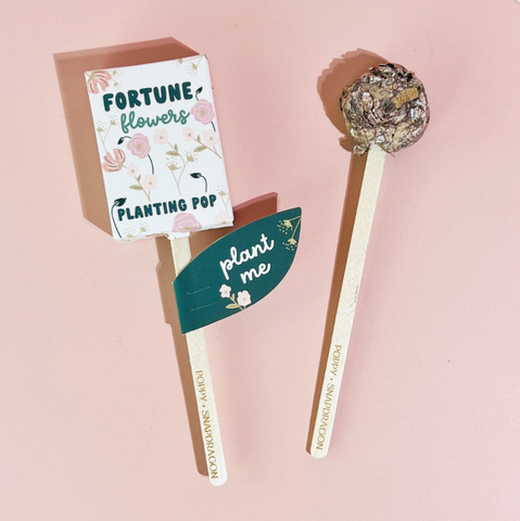 Garden + Gift Seed Planting Pop: Fortune Flowers