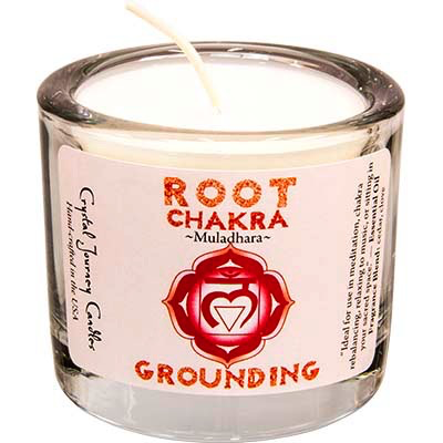 Votive chakra root soy wax